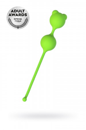 Вагинальные шарики a-toys зеленые 2,7 см