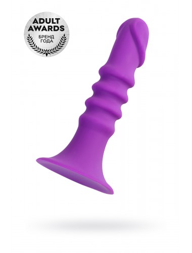 Анальный фаллоимитатор a-toys drilly фиолетовый 14 см