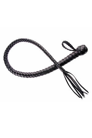 Плеть кожанная змея черная 90 см