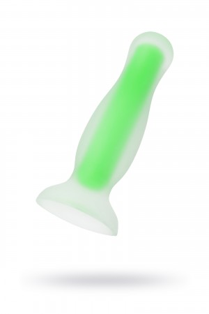 Анальная втулка светящаяся в темноте зеленая 10,5 см