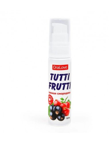 Съедобная гель-смазка tutti-frutti свежая смородина 30 г