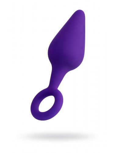 Анальная втулка штучки-дрючки фиолетовая 11,5 см