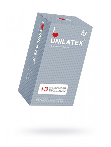 Презервативы unilatex dotted с точками №15 шт