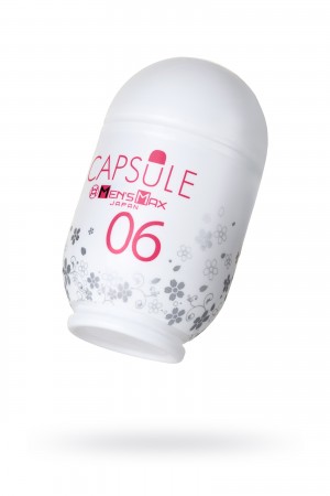 Мастурбатор нереалистичный capsule 06 sakura белый 8 см