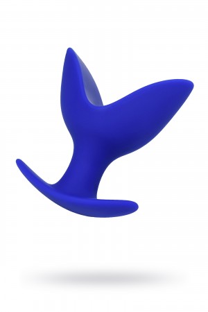 Расширяющая анальная втулка todo by toyfa bloom синяя 9,5 см 