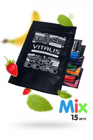 Презервативы "vitalis" premium mix №15